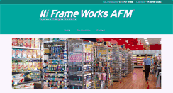 Desktop Screenshot of frame-works.com.au