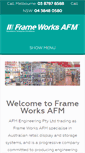 Mobile Screenshot of frame-works.com.au